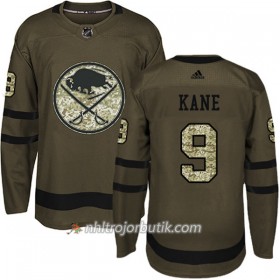 Män Ishockey Buffalo Sabres Tröja Evander Kane 9 Adidas 2017-2018 Camo Grön Authentic